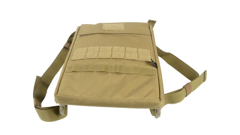 Strike Industries Simple Plate Carrier. Can Be Used as Laptop Carrier, Messenger Bag, and Emergency Protection with Strike Plate, Camel Tan SI-SPC-CM