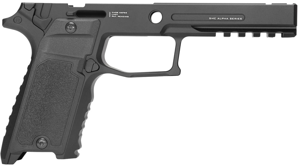 Strike Industries SMC Alpha MKII Grip Module, P320, Black, SI-SMC-A-P320-S-V2-GM-BK