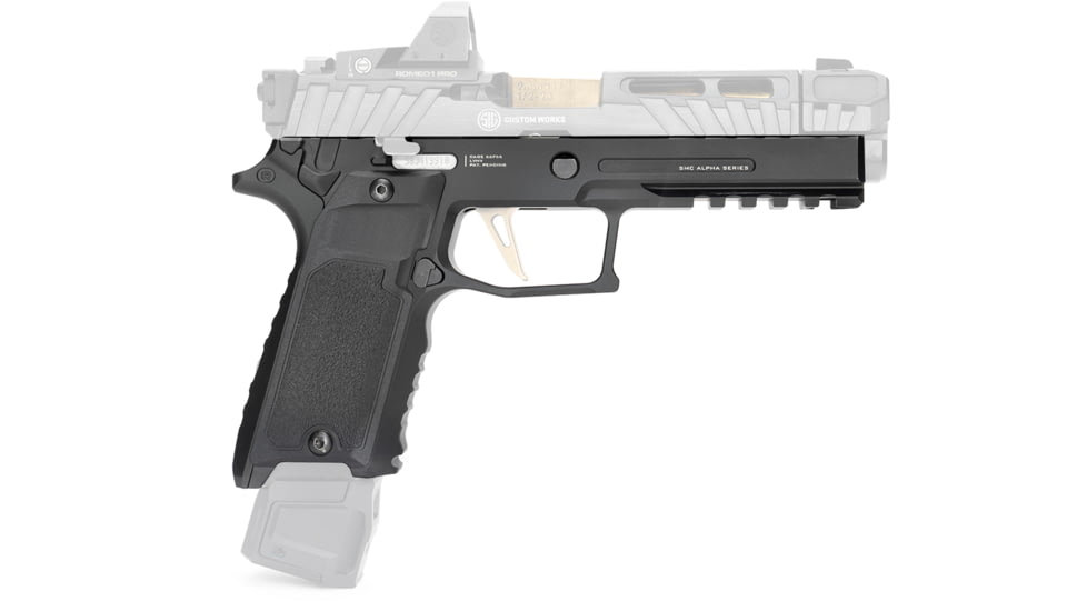 Strike Industries SMC Alpha MKII Grip Module, P320, Black, SI-SMC-A-P320-S-V2-GM-BK