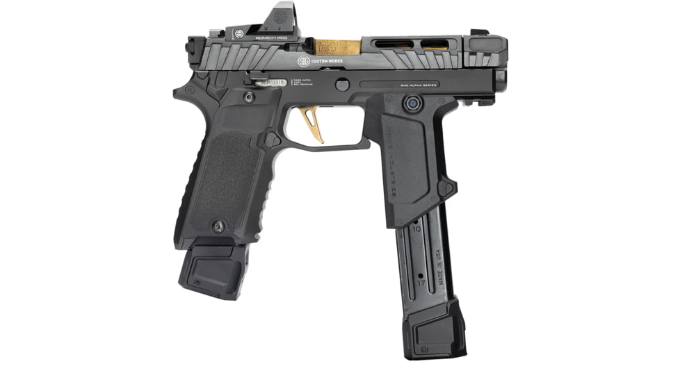 Strike Industries SMC Alpha MKII Grip Module, P320, Black, SI-SMC-A-P320-S-V2-GM-BK