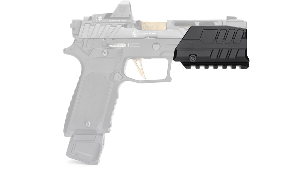 Strike Industries SMC Alpha MKII Grip Module, P320, Black, SI-SMC-A-P320-S-V2-GM-BK