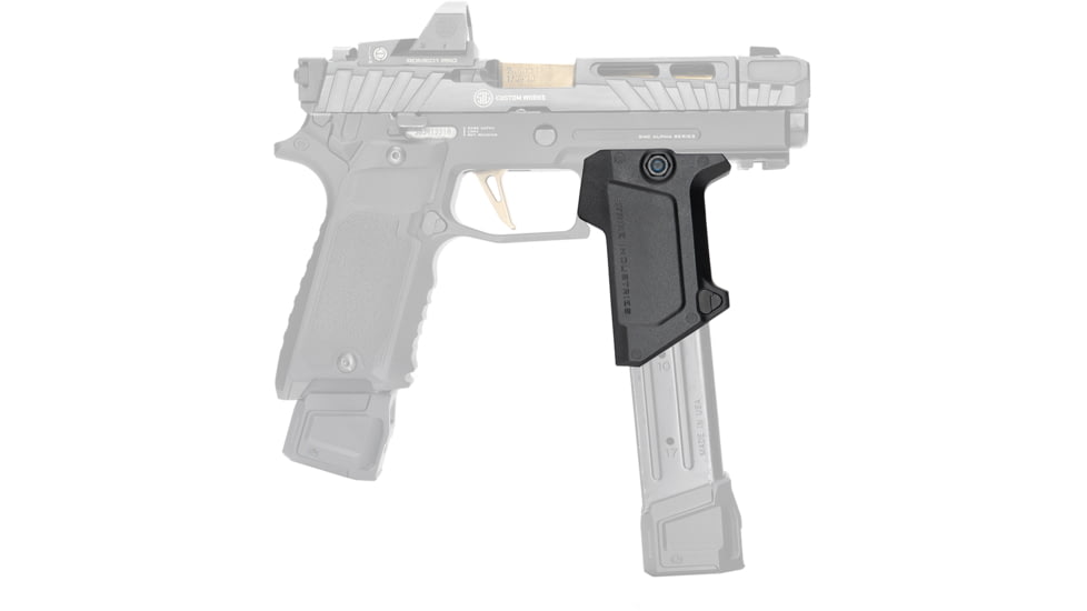 Strike Industries SMC Alpha MKII Grip Module, P320, Black, SI-SMC-A-P320-S-V2-GM-BK