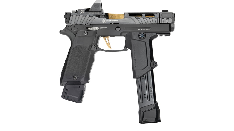 Strike Industries SMC Alpha MKII Grip Module, P320, Black, SI-SMC-A-P320-S-V2-GM-BK