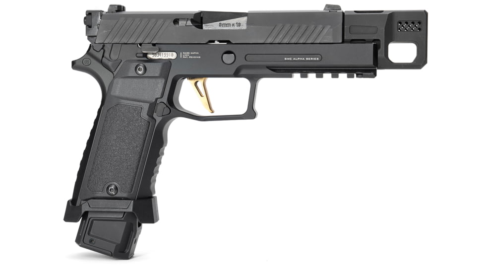 Strike Industries SMC Alpha MKII Grip Module, P320, Black, SI-SMC-A-P320-S-V2-GM-BK