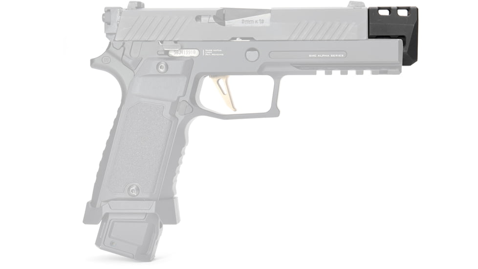 Strike Industries SMC Alpha MKII Grip Module, P320, Black, SI-SMC-A-P320-S-V2-GM-BK