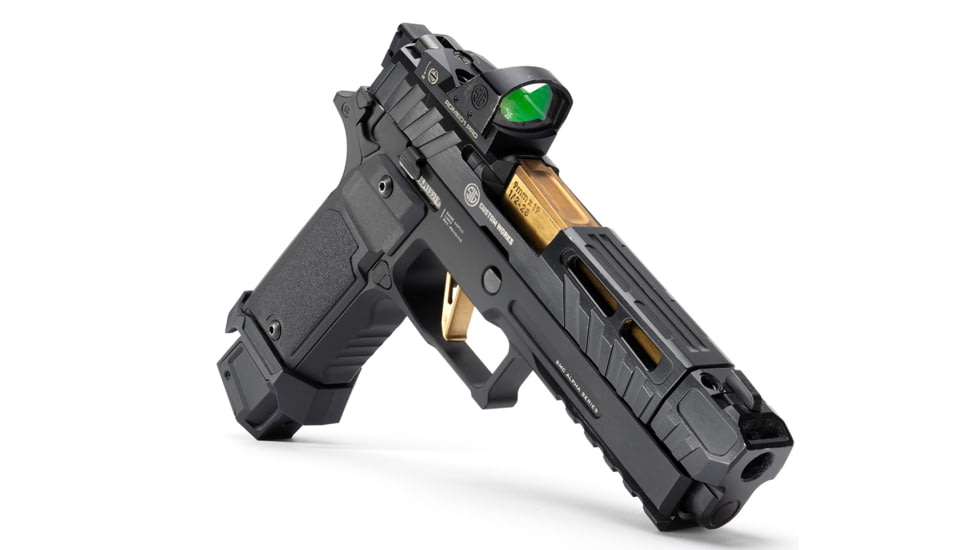 Strike Industries SMC Alpha MKII Grip Module, P320, Black, SI-SMC-A-P320-S-V2-GM-BK