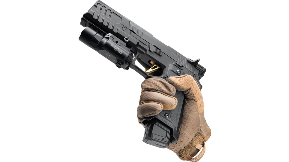 Strike Industries SMC Alpha MKII Grip Module, P320, Black, SI-SMC-A-P320-S-V2-GM-BK