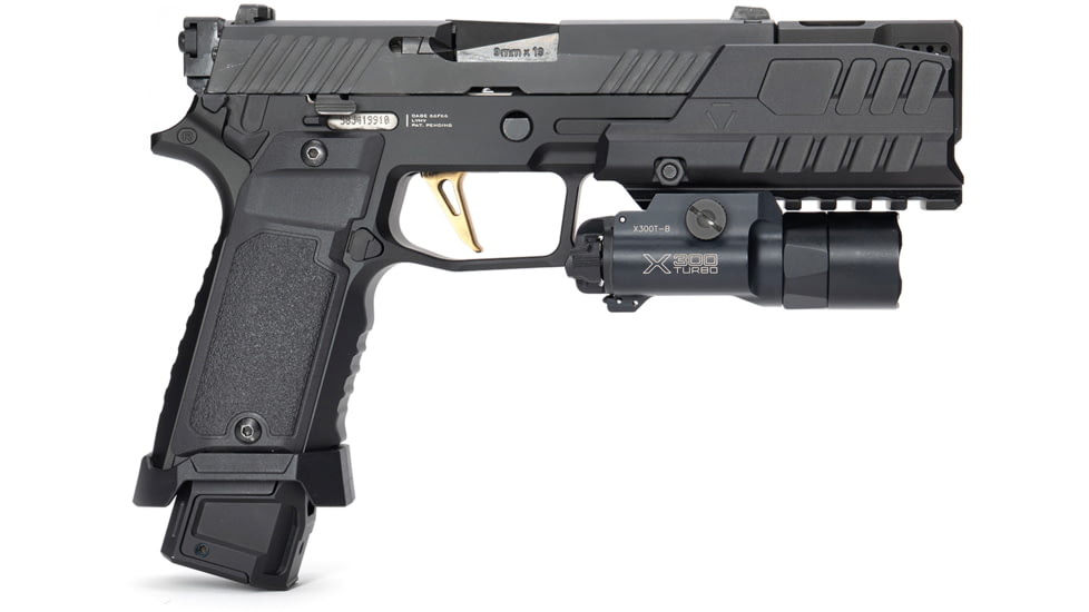 Strike Industries SMC Alpha MKII Grip Module, P320, Black, SI-SMC-A-P320-S-V2-GM-BK