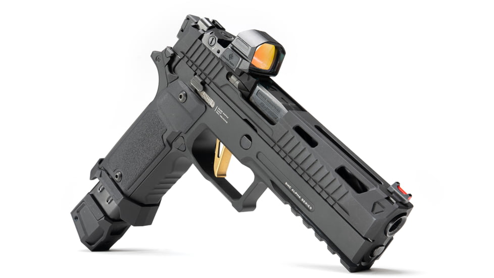 Strike Industries SMC Alpha MKII Grip Module, P320, Black, SI-SMC-A-P320-S-V2-GM-BK