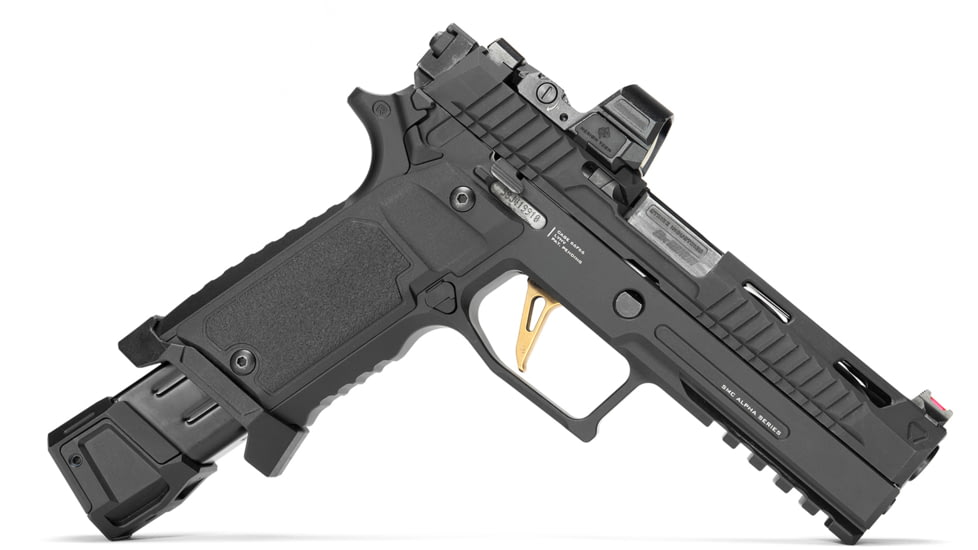 Strike Industries SMC Alpha MKII Grip Module, P320, Black, SI-SMC-A-P320-S-V2-GM-BK
