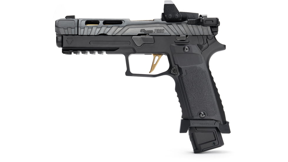 Strike Industries SMC Alpha MKII Grip Module, P320, Black, SI-SMC-A-P320-S-V2-GM-BK