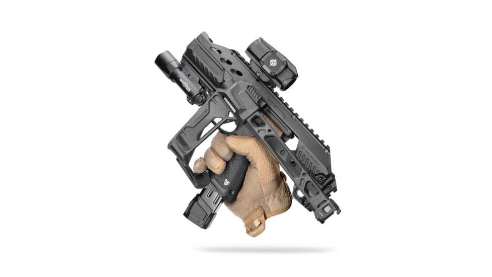 Strike Industries SMC Charlie Extended Charging Handle, SIG P320, Black, 0, SI-SMC-C-P320-EXT-CH