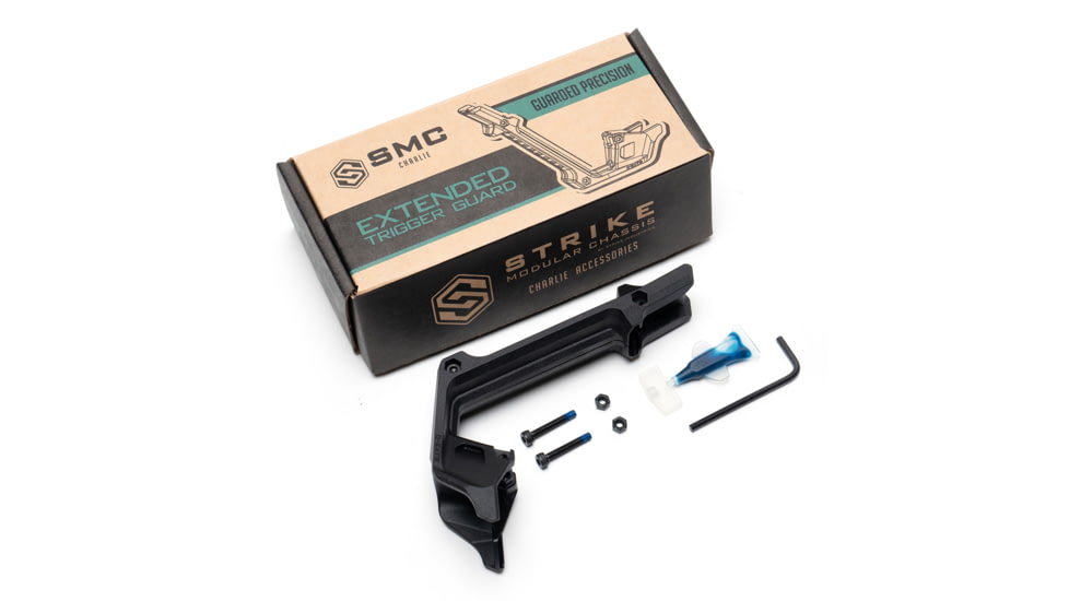 Strike Industries SMC Charlie Extended Trigger Guard, SIG P320, Black, 0, SI-SMC-C-P320-EXT-TG