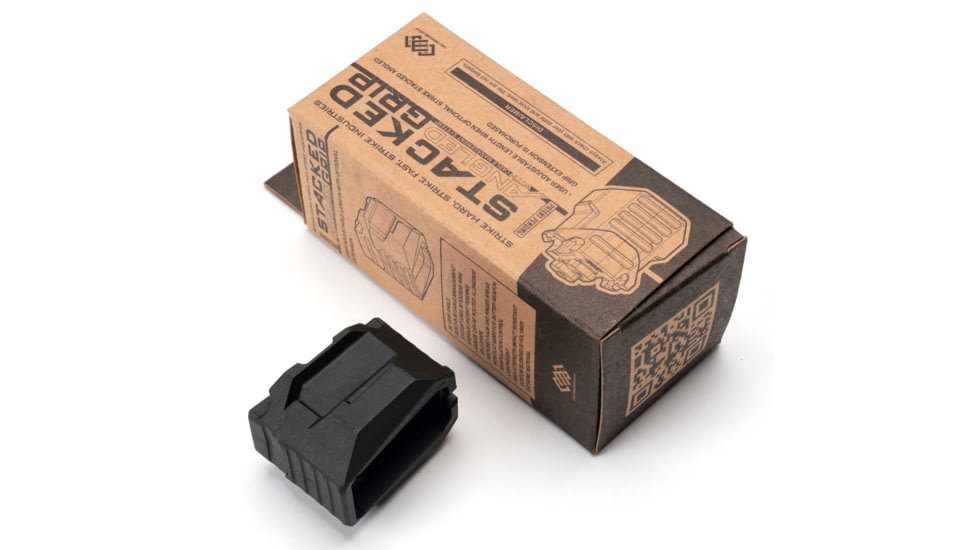 Strike Industries Stacked Angled Grip Extension Compatible w/M-LOK Slots, Black, SI-AR-CMS-SAF-EXT