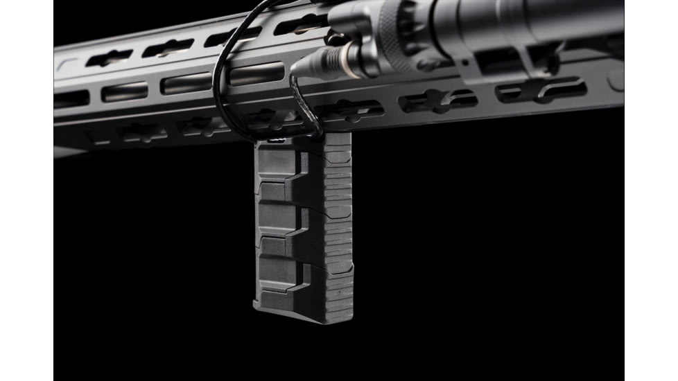 Strike Industries Stacked Angled Grip Extension Compatible w/M-LOK Slots, Black, SI-AR-CMS-SAF-EXT