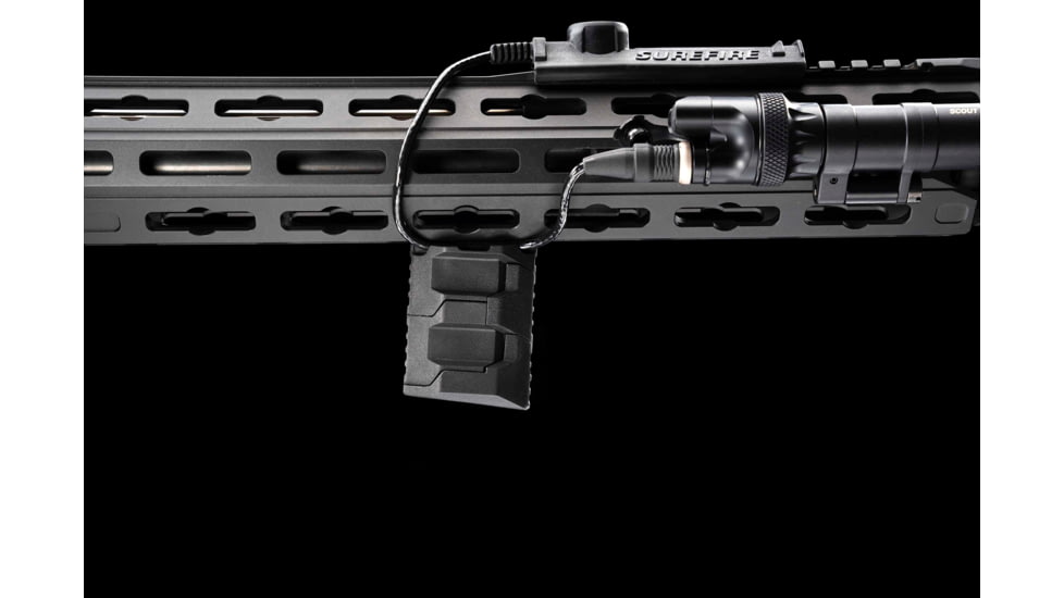 Strike Industries Stacked Angled Grip Extension Compatible w/M-LOK Slots, Black, SI-AR-CMS-SAF-EXT