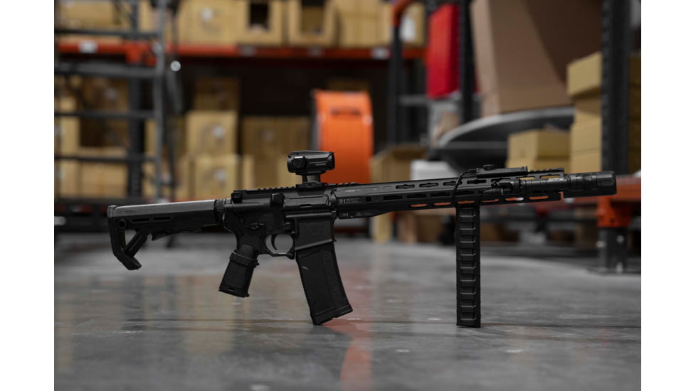 Strike Industries Stacked Angled Grip Extension Compatible w/M-LOK Slots, Black, SI-AR-CMS-SAF-EXT