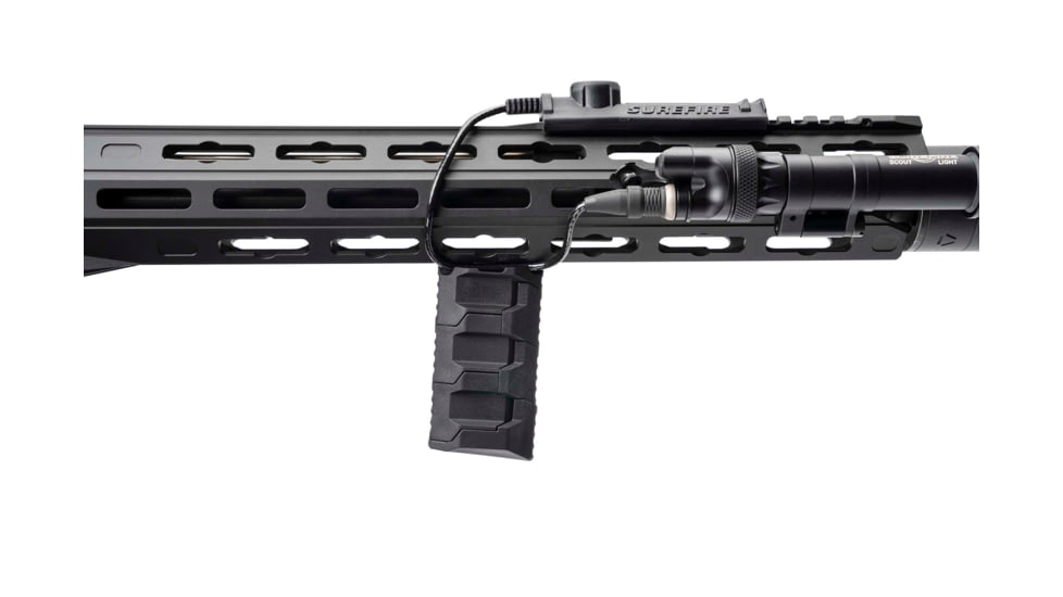 Strike Industries Stacked Angled Grip Extension Compatible w/M-LOK Slots, Black, SI-AR-CMS-SAF-EXT