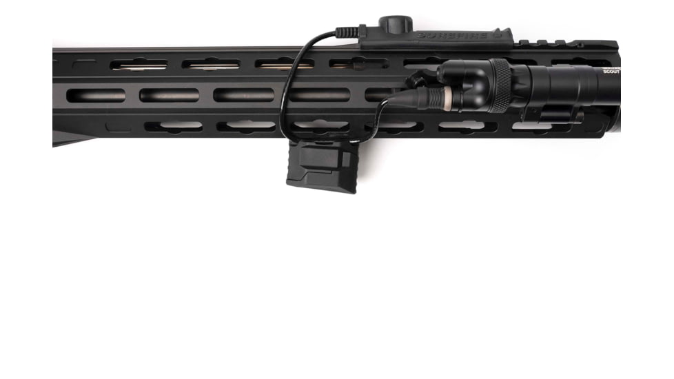 Strike Industries Stacked Angled Grip Extension Compatible w/M-LOK Slots, Black, SI-AR-CMS-SAF-EXT