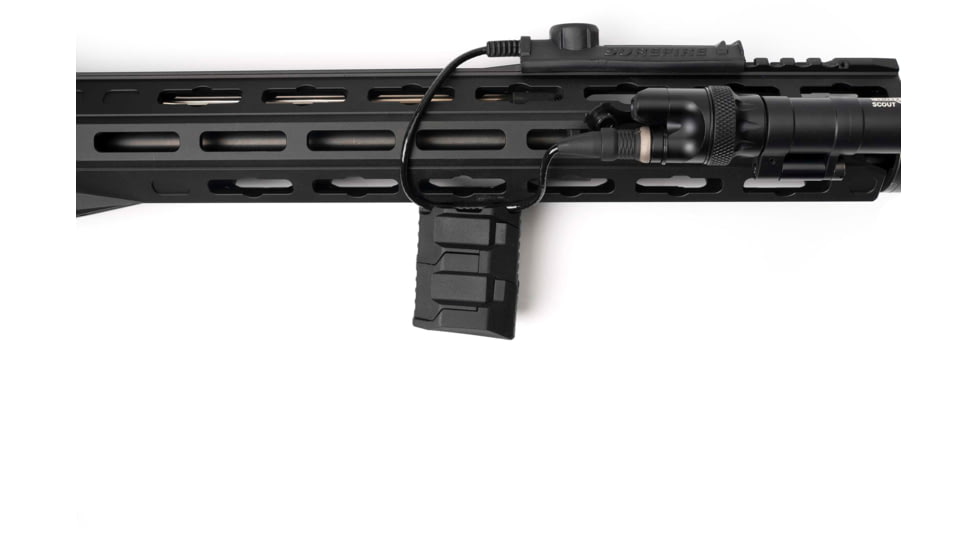 Strike Industries Stacked Angled Grip Extension Compatible w/M-LOK Slots, Black, SI-AR-CMS-SAF-EXT