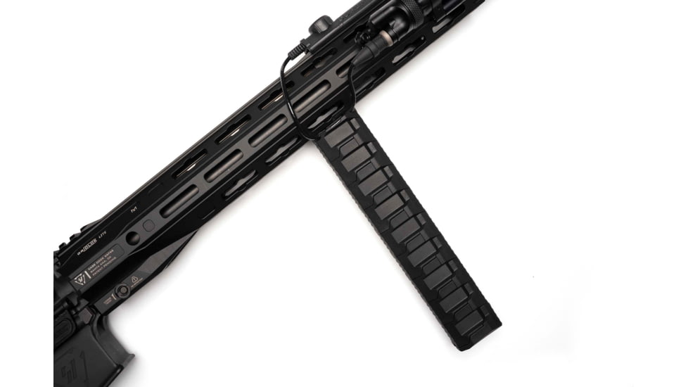 Strike Industries Stacked Angled Grip Extension Compatible w/M-LOK Slots, Black, SI-AR-CMS-SAF-EXT