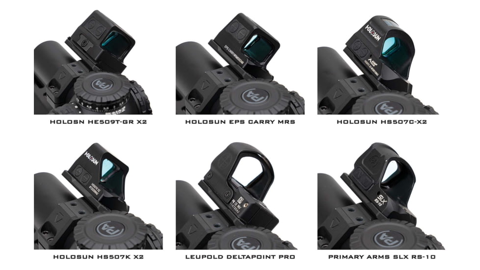 Strike Industries Strike ASM Ring Cap Multi-Optic Mount System, Black, SI-STRIKE-ASM-OM
