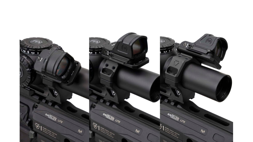 Strike Industries Strike ASM Ring Cap Multi-Optic Mount System, Black, SI-STRIKE-ASM-OM