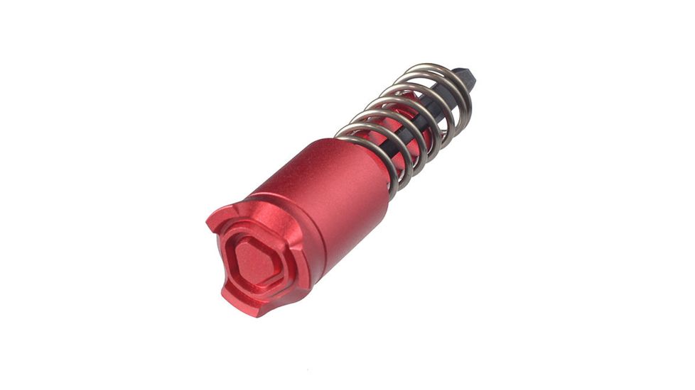 Strike Industries Strike Forward Assist Lightweight Low Profile Aluminum Construction, Red, SI-AR-S-FA-RED