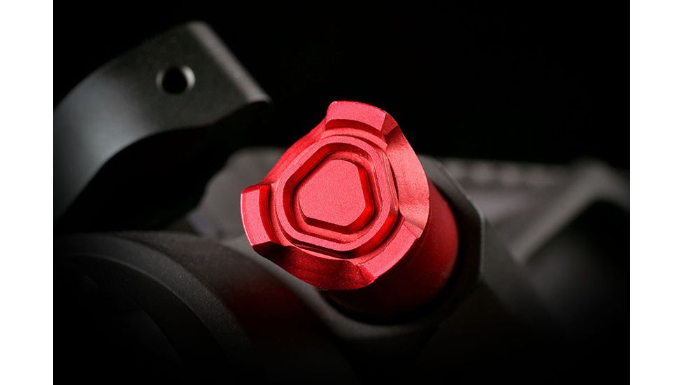 Strike Industries Strike Forward Assist Lightweight Low Profile Aluminum Construction, Red, SI-AR-S-FA-RED