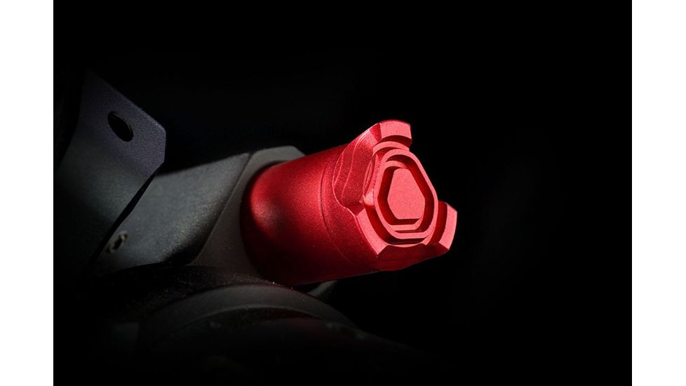 Strike Industries Strike Forward Assist Lightweight Low Profile Aluminum Construction, Red, SI-AR-S-FA-RED