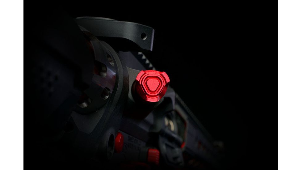 Strike Industries Strike Forward Assist Lightweight Low Profile Aluminum Construction, Red, SI-AR-S-FA-RED