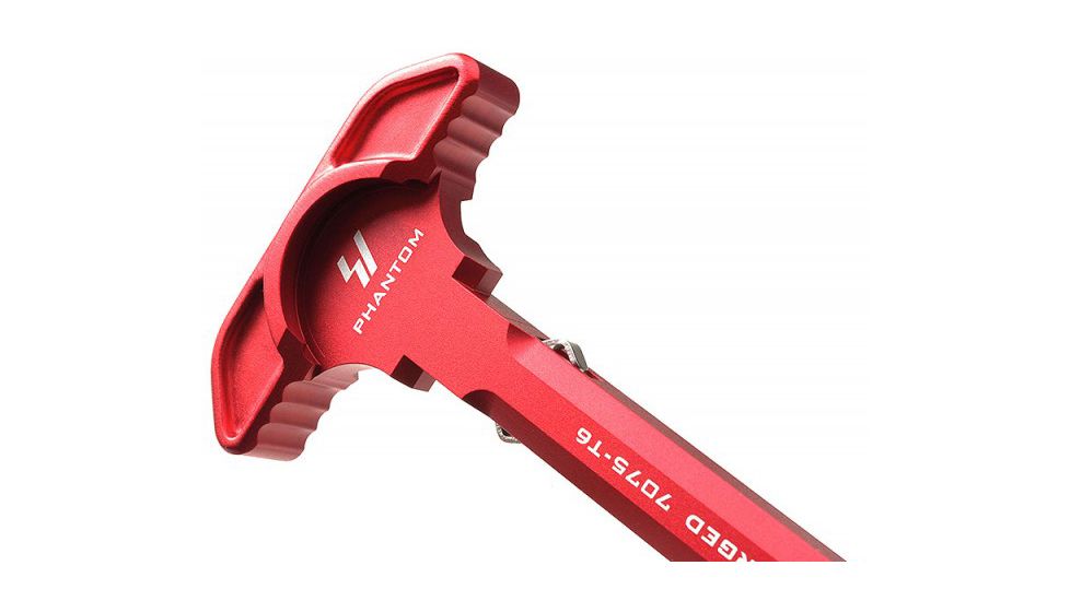 Strike Industries Strike Latchless Charging Handle, Red, SI-AR-SLCH-RED
