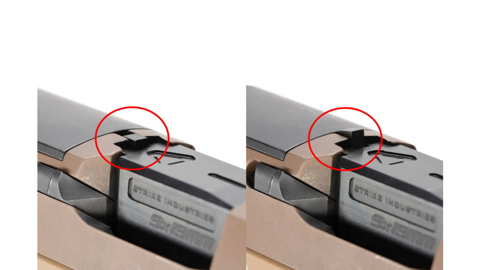 Strike Industries Strike Pistol Barrel for SIG P320, Fluted, Full Size, Black, SI-P320-BARREL-S