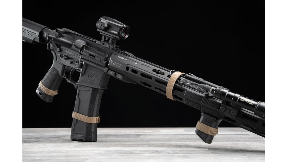 Strike Industries Strike Tactical Rubber Band - 34mm, 5-pack, FDE, One Size, SI-BANGBAND-34MM-FDE