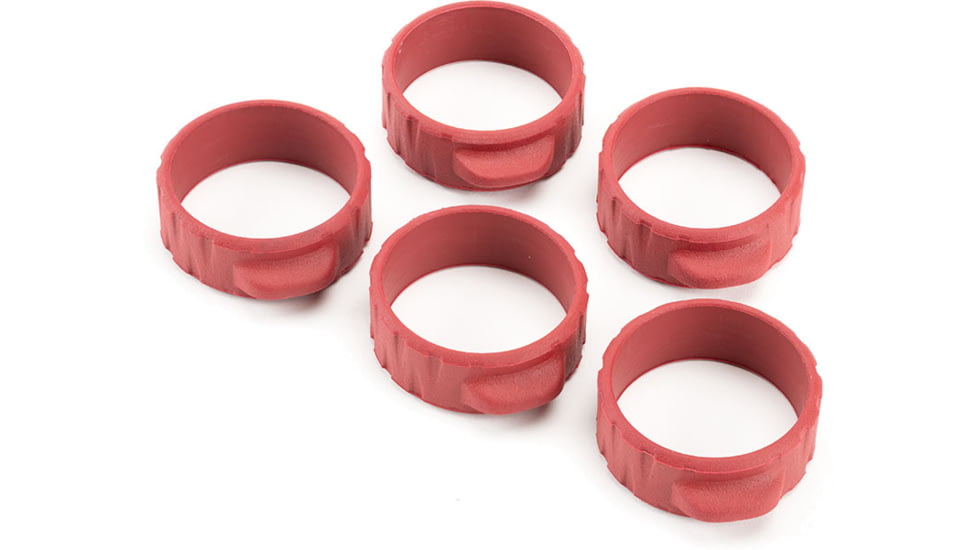 Strike Industries Bang Band Mini, 5 Pack, Red, One Size, SI-BANGBAND-34MM-RED