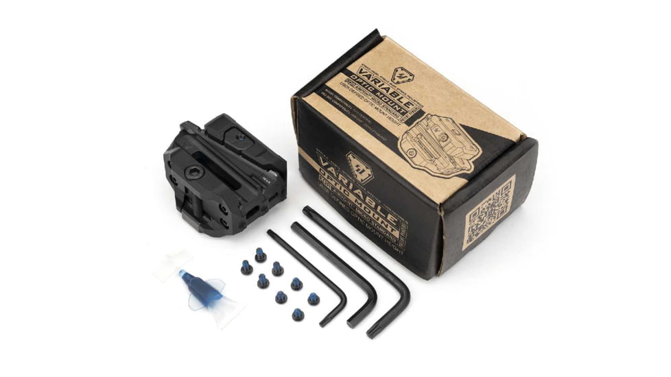 Strike Industries Strike Variable Optic Mount for Aimpoint Micro Standard, Black, SI-T1-VOM-BK