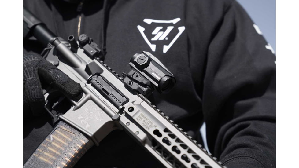 Strike Industries Variable Optic Mount for Aimpoint Micro Standard, SI-T1-VOM-BK, Black, One Size, SI-T1-VOM-BK