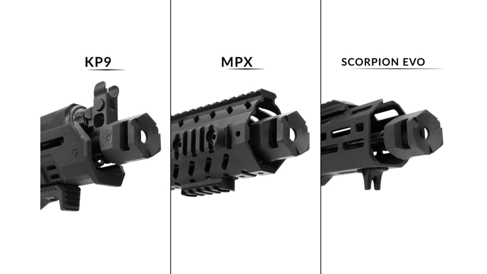 Strike Industries Strike X-Comp Mini Cookie Cutter 02 for M18x1 RH, Black, One Size, SI-XCOMP-CC-02
