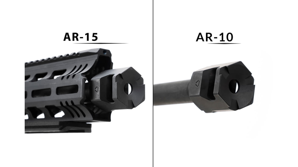 Strike Industries Strike X-Comp Mini Cookie Cutter 02 for M18x1 RH, Black, One Size, SI-XCOMP-CC-02