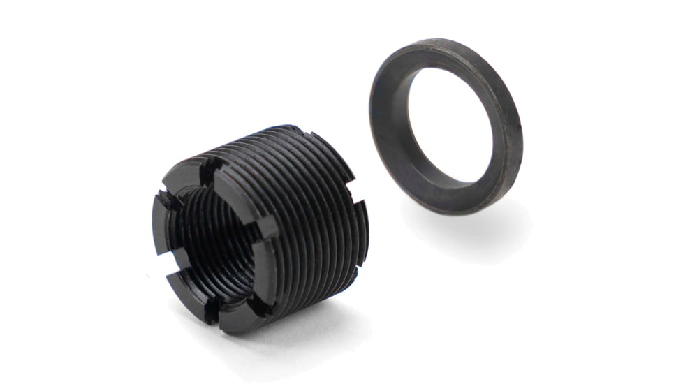 Strike Industries Strike X-Comp Thread Adapter Kit 1/2in - 28 TPI - M18x1 RH, Black, One Size, SI-XCOMP-ADA-1/2-28
