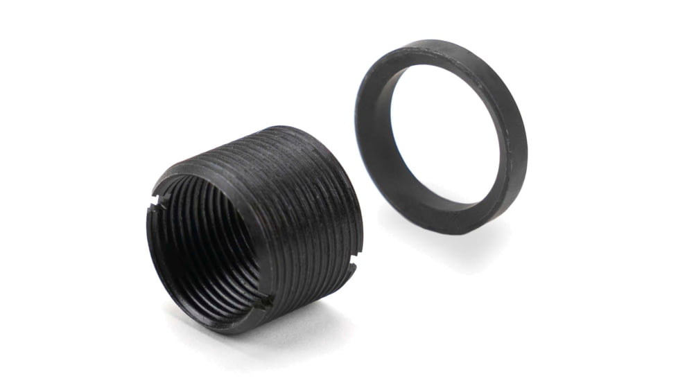 Strike Industries Strike X-Comp Thread Adapter Kit 5/8in - 24 TPI - M18x1 RH, Black, One Size, SI-XCOMP-ADA-5/8-24