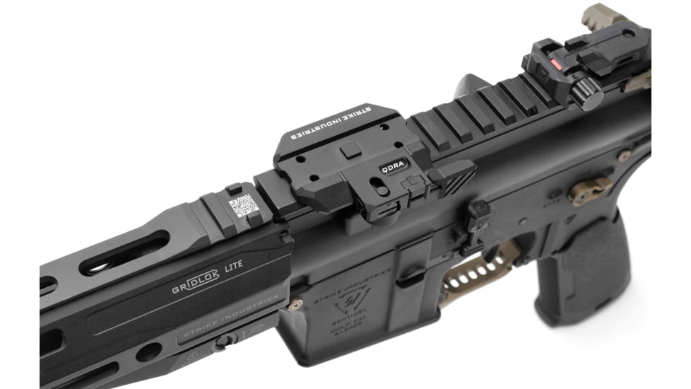 Strike Industries T1 QD Rail Apapter, Black, SI-T1-QDRA-BK