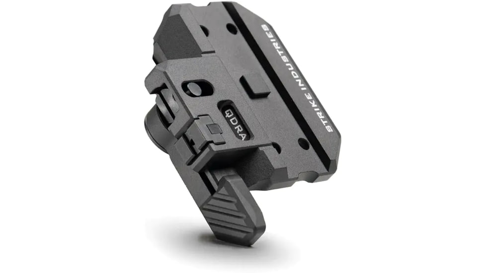 Strike Industries T1 QD Rail Apapter Red Dot Sight Mount, Black, One Size, SI-T1-QDRA-BK