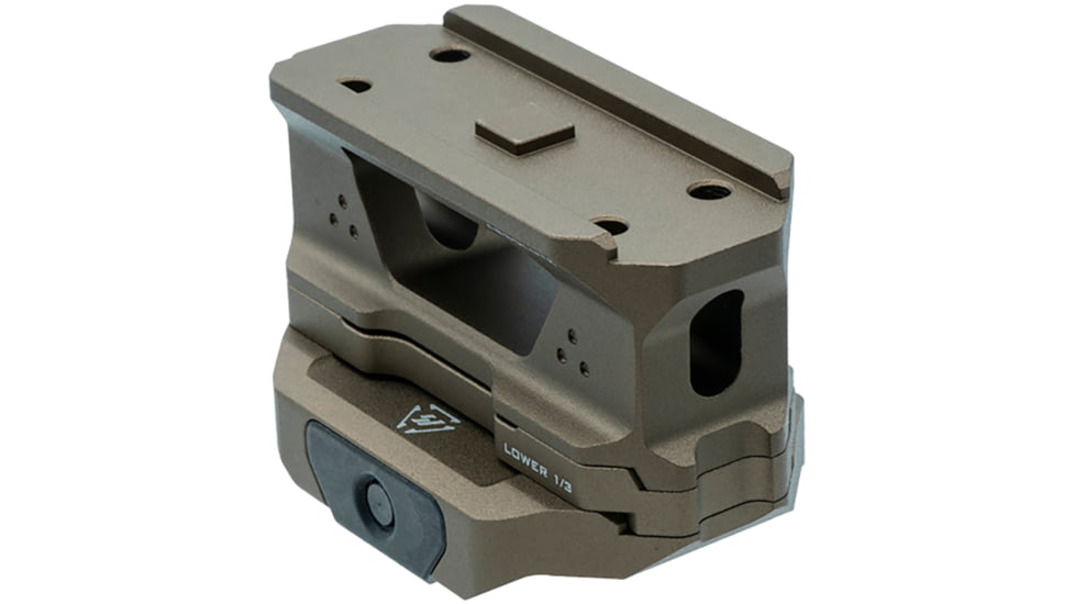 Strike Industries T1 Riser Mount for AR Platforms, Steel, TIII Hard Anodize, 2.3 oz, FDE, One Size, SI-T1-RISER-FDE