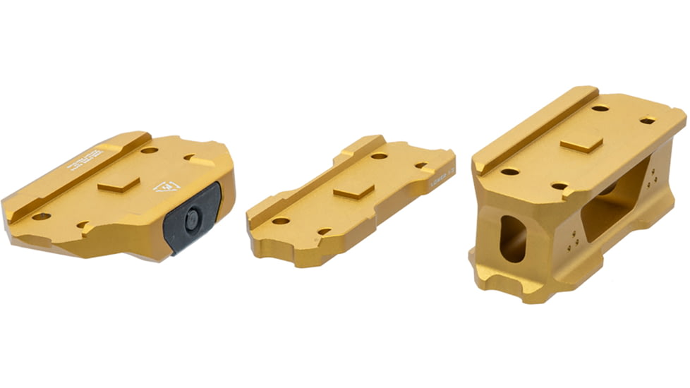 Strike Industries T1 Riser Mount for AR Platforms, Steel, TIII Hard Anodize, 2.3 oz, Titan, One Size, SI-T1-RISER-TITAN