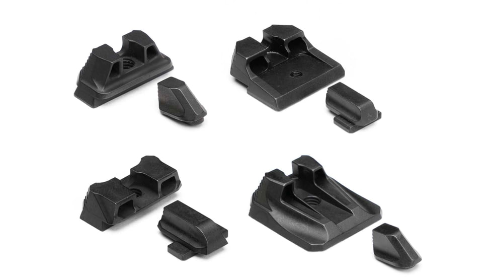 Strike Industries Taurus G2/G3 Iron Sights, Large Rear, Standard Height, Black, One Size, SI-TG2/3-SIGHTS-STN-L
