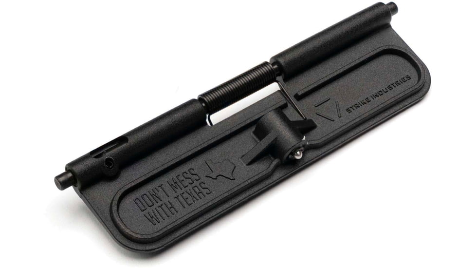 Strike Industries Texas Edition V1 AR .223/5.56mm Ultimate Dust Cover, Black, SI-AR-UDC-E-TX-223-BK