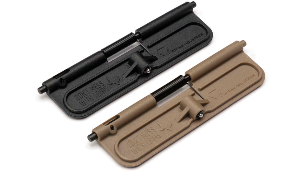 Strike Industries Texas Edition V1 AR .223/5.56mm Ultimate Dust Cover, Black, SI-AR-UDC-E-TX-223-BK