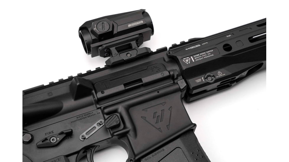 Strike Industries Texas Edition V1 AR .223/5.56mm Ultimate Dust Cover, Black, SI-AR-UDC-E-TX-223-BK