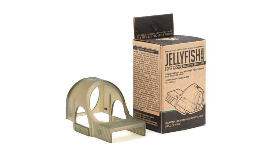 Strike Industries Trijicon SRO JellyFish Cover, Transparent, SI-SRO-COVER